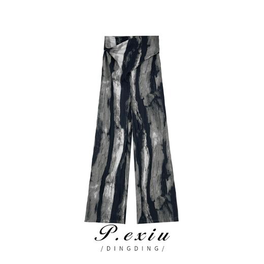 03-4潘依绣丁丁宠粉  法式晕染渐变气质休闲阔腿连衣裤 Z105377 商品图0