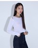 【热销单品】SPELLEDIT2023秋季新款肩膀开衩修身长袖T恤时尚女 商品缩略图3