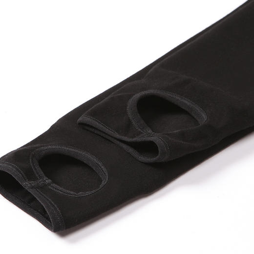 都市丽人强暖打底裤秋裤负15至负5度适穿粘纤踩脚裤加厚款一体裤保暖裤LG34B1 商品图7