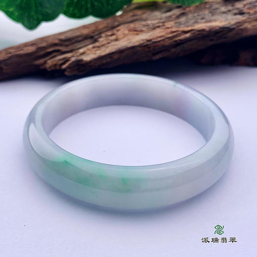 派瑞翡翠 翡翠手镯 糯种 浅绿 商品图1