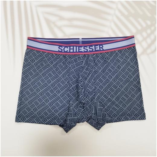 【印花莫代尔】SCHIESSER德国舒雅莫代尔中腰平角内裤39/21662T 商品图0