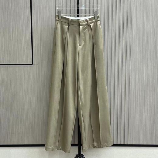 01-1潘依绣丁丁宠粉 设计款压褶阔腿西裤  Z6842 商品图0
