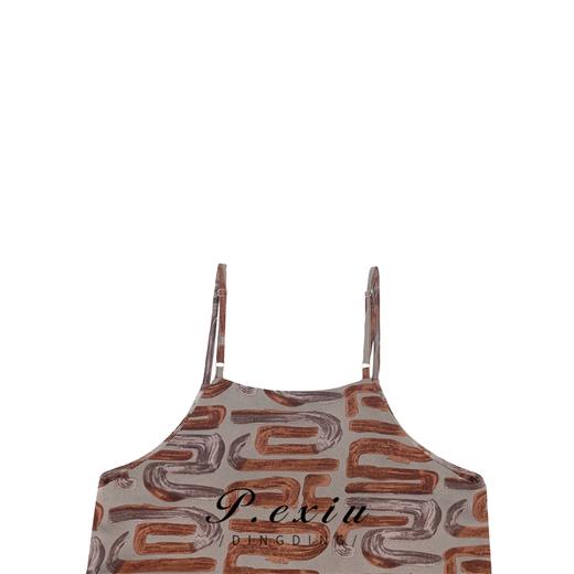 04-1潘依绣丁丁宠粉夏季新款气质时尚显瘦中长款吊带连衣裙 W-61328 商品图2