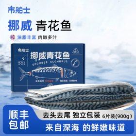 市舶士挪威进口青花鱼包邮冷冻新鲜深海鱼片海鲜水产