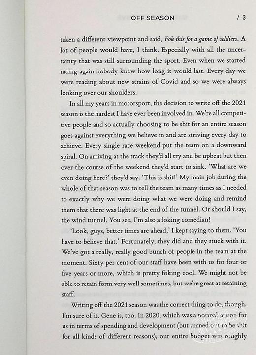 【中商原版】根瑟 施泰纳自传 Surviving to Drive 疾速争胜 世界一级方程式赛车书 英文原版 Guenther Steiner 商品图4