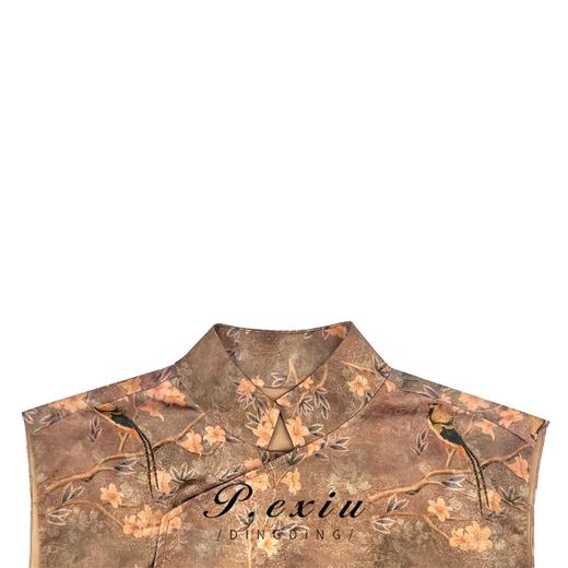 03-4潘依绣丁丁宠粉PanYiXiu/潘依绣【花朝】新中式斜襟小立领气质无袖马甲 MY23153 商品图2