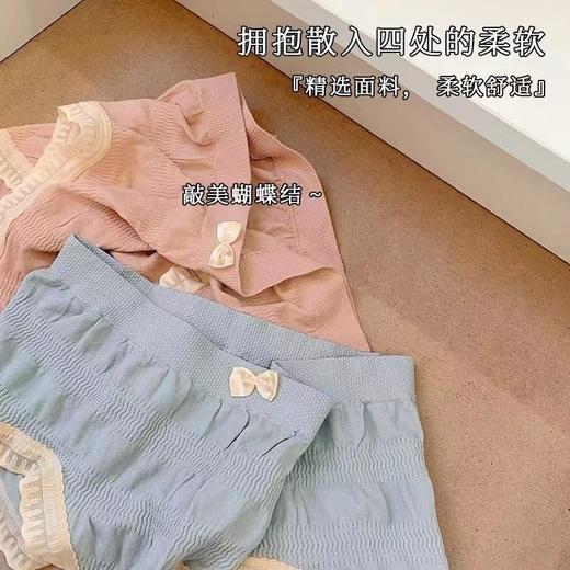 【超值3条装！高腰收腹三角内裤】弹力腰头舒适不紧绷女纯棉祛jun裆无痕收腹提臀中高腰三角裤，加肥加大码胖MM200斤都可穿 商品图3