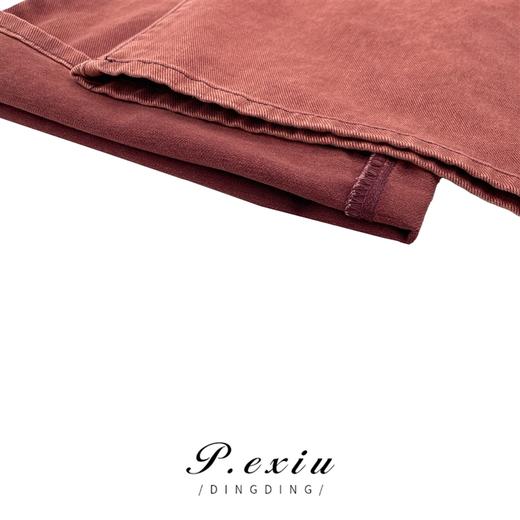 08-2 潘依绣丁丁宠粉美式复古洗水做旧宽松牛仔裤  Z66157 商品图3