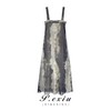 01-1 潘依绣丁丁宠粉【墨染空尘】水墨复古国风夏季设计感显瘦吊带连衣裙 Z23276 商品缩略图1