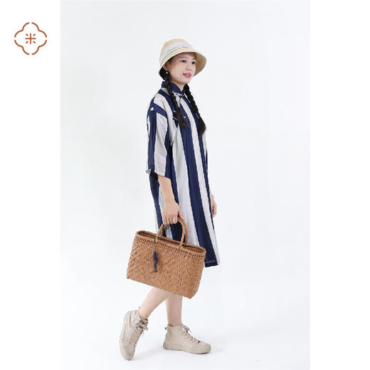 米马成衣 开学季宽身旗袍 全幅内衬长裙 凉一点的时候就搭长裤 商品图2