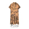 PanYiXiu/潘依绣【悠悠风光】夏季国风山水气质显瘦连衣裙W-61339 商品缩略图1