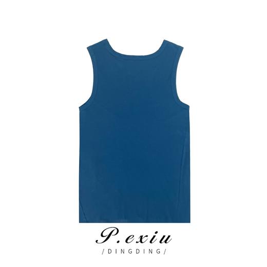 03-5潘依绣丁丁宠粉PanYiXiu/潘依绣夏季新款斜开衩修身显瘦休闲百搭无袖背心WH23040 商品图1