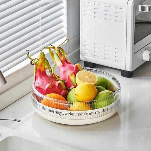 「360°可旋转！多功能款」旋转置物架化妆品收纳厨房台面托盘调料架多功能整理收纳架水果盘 商品图3