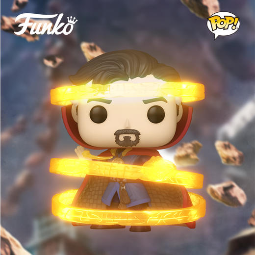 Funko POP美漫蜘蛛侠英雄无归第三季奇异博士施展咒语金属款手办摆件 67603 商品图2