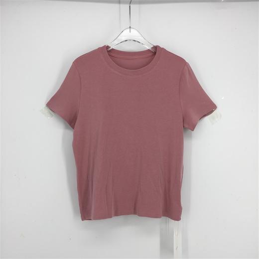 01-1潘依绣丁丁宠潘依绣丁丁宠粉 圆领纯色短袖T恤  69802 商品图1