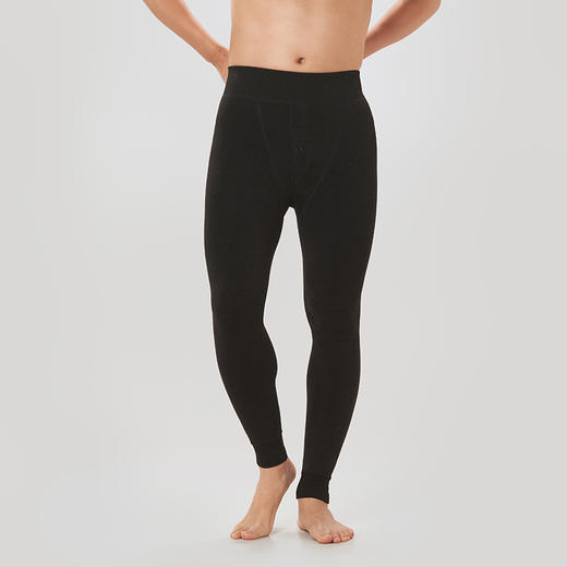 都市丽人都市锋尚舒暖打底裤秋裤负5至5度适穿粘纤九分裤加厚款男士双层裤打底裤保暖裤FL34A8 商品图0