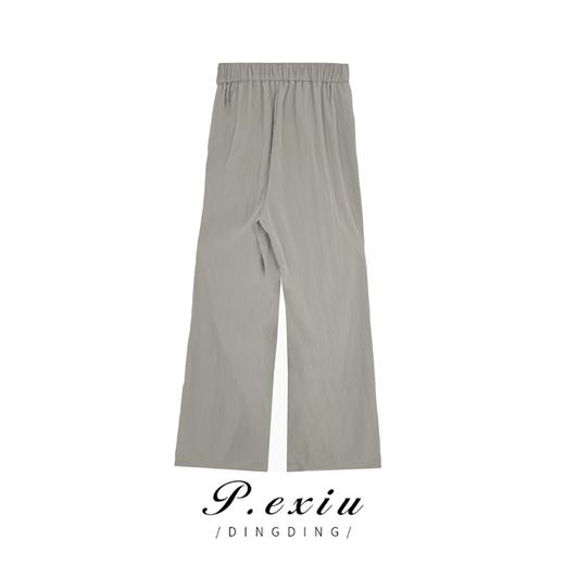 03-4潘依绣丁丁宠粉潘依绣丁丁宠粉宽松百搭气质显瘦松紧腰直筒休闲裤 SH2360 商品图1