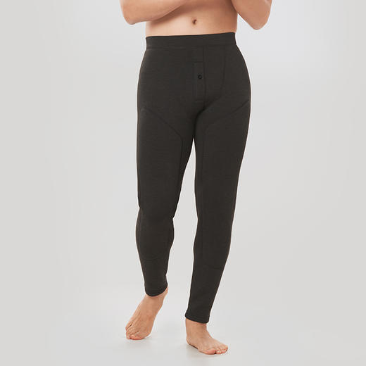 都市丽人都市锋尚超级暖打底裤负15度以下适穿加绒加厚双层九分裤打底裤秋裤男FL34A6 商品图1