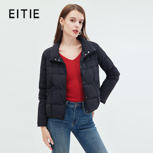EITIE爱特爱冬季新款通勤显瘦轻薄保暖短款羽绒服7211903 商品图1