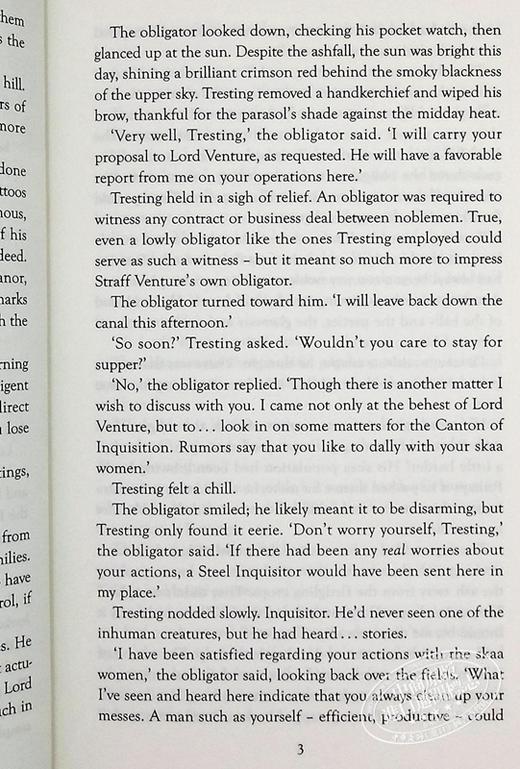 预售 【中商原版】迷雾之子三部曲 一纪元 1 帝国 收藏版  The Final Empire Collector's Edition 英文原版 Brandon Sanderson 商品图4