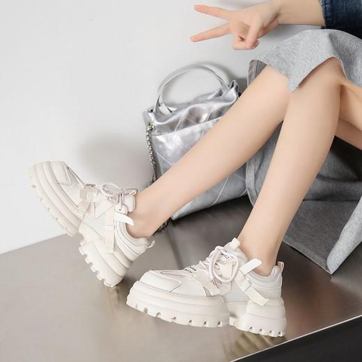 ZHR网面老爹鞋女厚底女鞋秋季百搭休闲鞋女鞋子女百搭女士运动鞋 商品图9