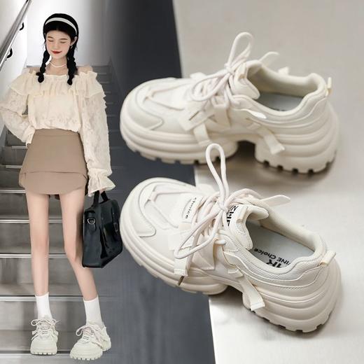 ZHR网面老爹鞋女厚底女鞋秋季百搭休闲鞋女鞋子女百搭女士运动鞋 商品图6