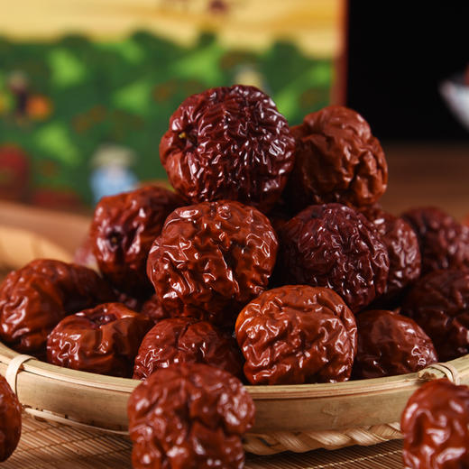【蜜饯精选】新疆和田灯笼蜜枣 软糯细腻有嚼劲 高甜不腻无渣 新品灯笼形状蜜枣 地标/绿色认证 食品 商品图3