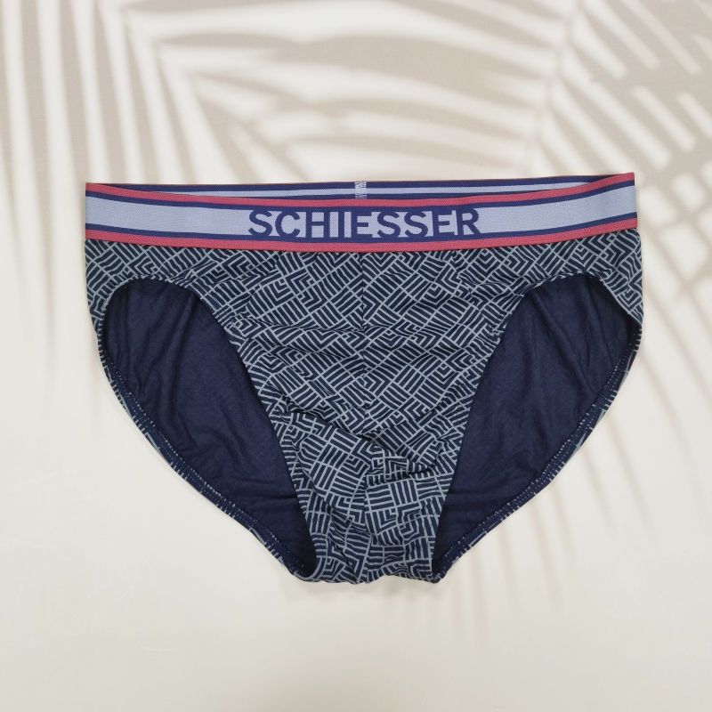 【印花莫代尔】SCHIESSER德国舒雅莫代尔中腰三角内裤39/21784S
