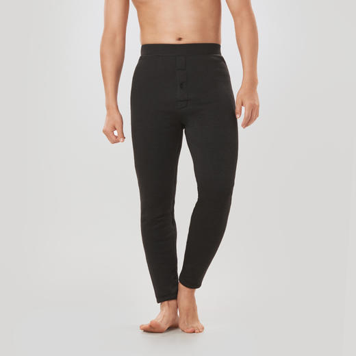 都市丽人都市锋尚舒暖打底裤秋裤负5至5度适穿雅赛尔九分裤加加厚款男士多层打底保暖裤FL34B1 商品图1