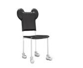 悦珑湾儿童餐椅马较皮黑色 商品图0