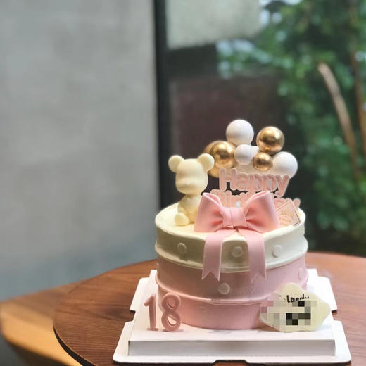 粉色小熊蝴蝶结 商品图0