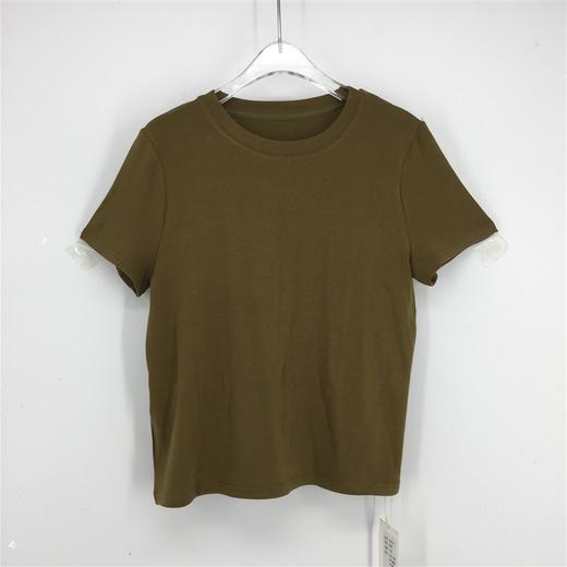 01-1潘依绣丁丁宠潘依绣丁丁宠粉 圆领纯色短袖T恤  69802 商品图3