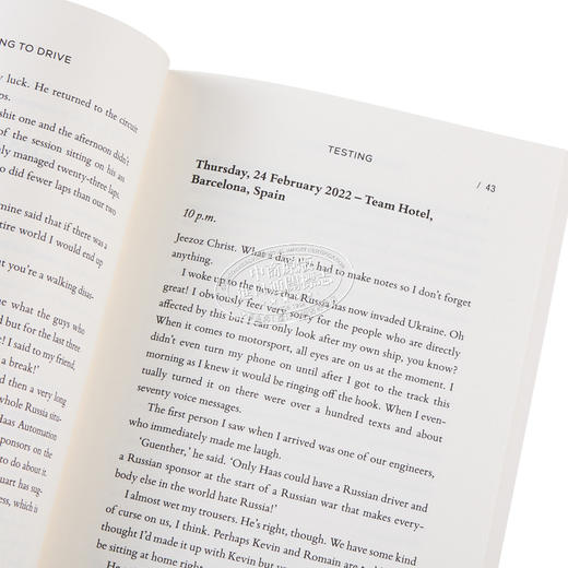 【中商原版】根瑟 施泰纳自传 Surviving to Drive 疾速争胜 世界一级方程式赛车书 英文原版 Guenther Steiner 商品图2