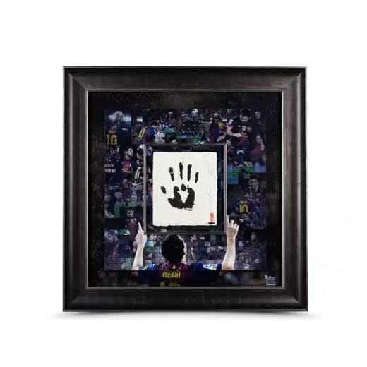 收藏系列 梅西 巴塞罗亲签手掌印 全球限量20 商品图6