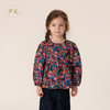【马克珍妮 芦芙】秋装新款 女童绚烂碎花泡泡袖纯棉小衫231530 商品缩略图1