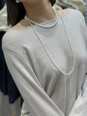 超性价比 3.5-4mm 极强光 无核淡水野生keshi 两种长度