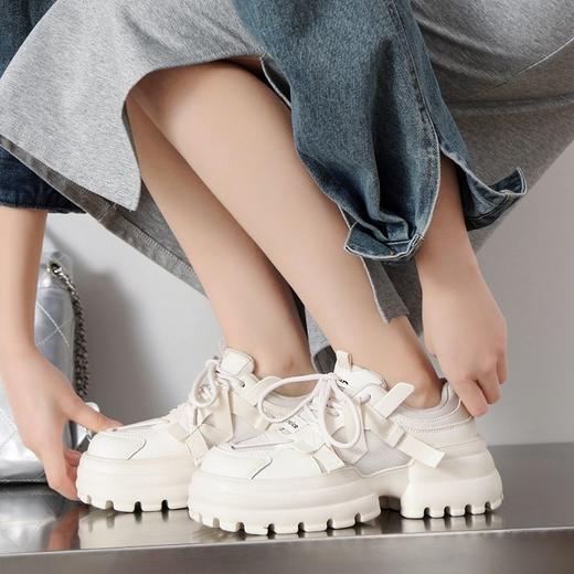 ZHR网面老爹鞋女厚底女鞋秋季百搭休闲鞋女鞋子女百搭女士运动鞋 商品图8