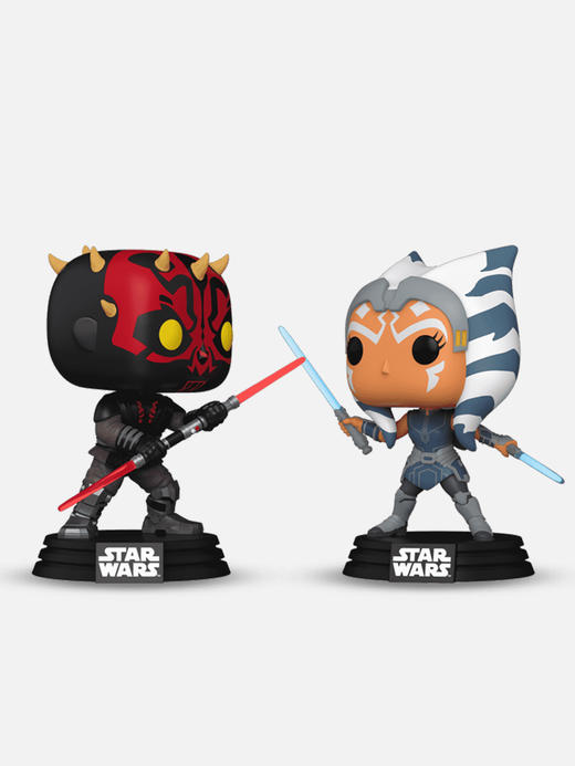 Funko POP Clone Wars星球大战克隆战争达斯摩尔vs阿索卡双人盒限定款手办摆件 74327 商品图2
