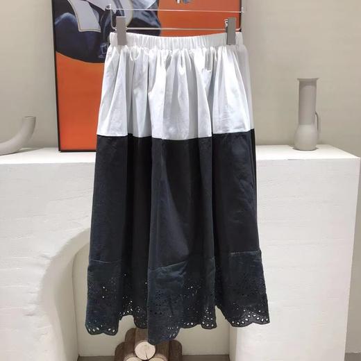 01-1潘依绣丁丁宠粉 定制拼色松紧腰半身裙 871Z 商品图0