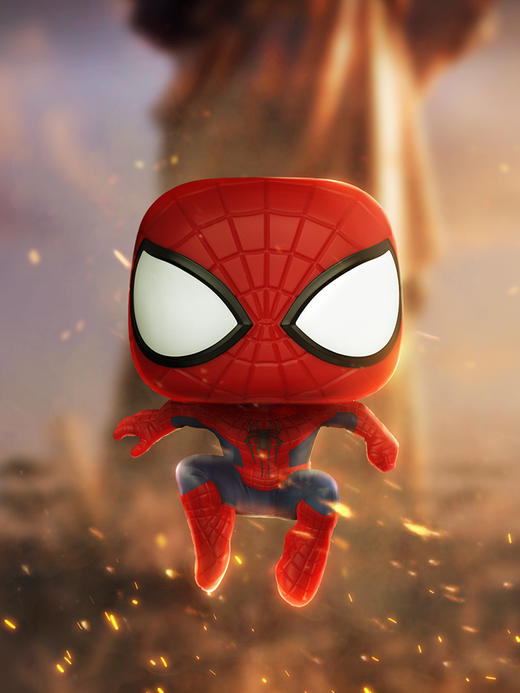 Funko POP美漫蜘蛛侠英雄无归第三季跳跃蜘蛛侠手办摆件 67608 商品图2