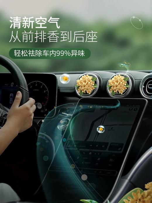 充值下单更划算‼ 桂花车载香薰扩香石 送专用精油 商品图1