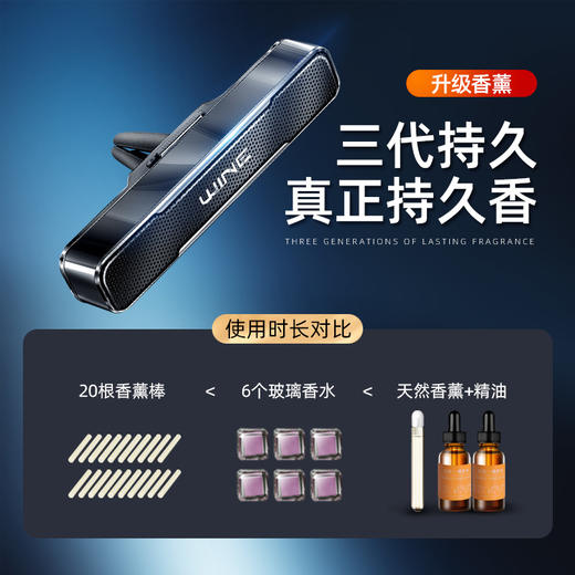 UUINE 车载出风口植物精油香薰 孕婴可用 浓淡可调节 商品图3