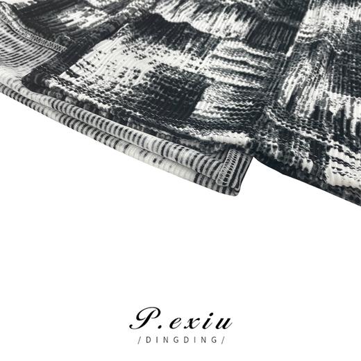 04-1潘依绣丁丁宠粉【水墨画报】复古阔腿裤宽松时尚直筒休闲裤 WH23015 商品图2