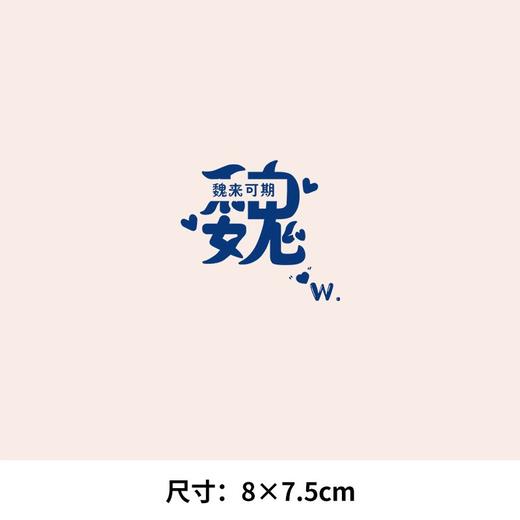 个性文字百家姓 刘 杜 邓 可水洗烫花热转印烫画贴T恤转印衣胸标 商品图9