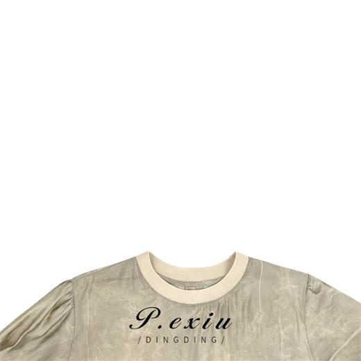 04-3潘依绣丁丁宠粉【入夏私语】人-丝-舒适透气休闲短袖T恤 W-61388 商品图2