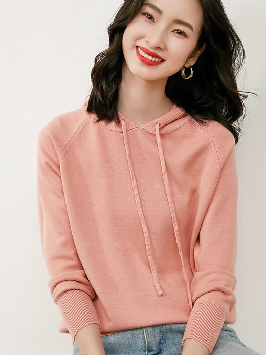 【蒙尚妃针织连帽卫衣】外穿显瘦😍内搭亦神器❗春秋冬三季好搭⛄可单穿、可外搭 商品图6