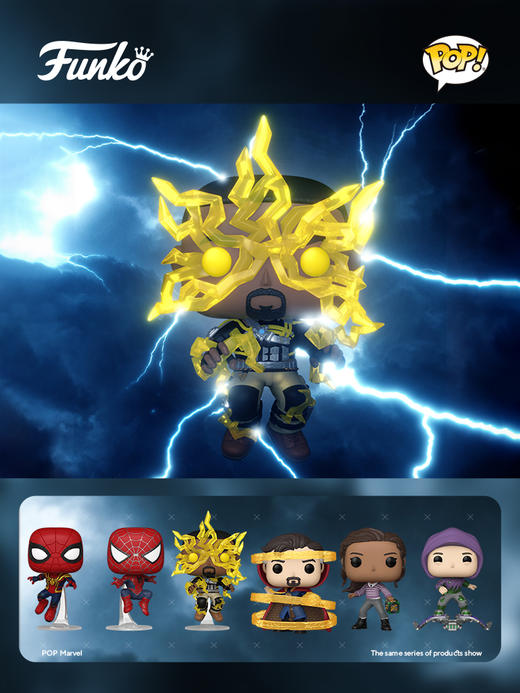 Funko POP美漫蜘蛛侠英雄无归第三季电王金属款手办摆件 67604 商品图1