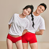 都市丽人基础系列棉质高腰平角女士内裤新年本命年红品LK35K7 商品缩略图0