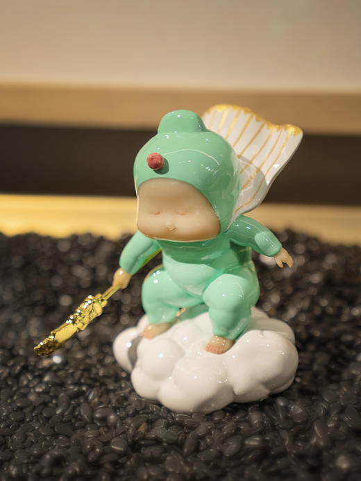 稀奇艺术瞿广慈作品《平步青云》mini桌面摆件饰品礼物 商品图4