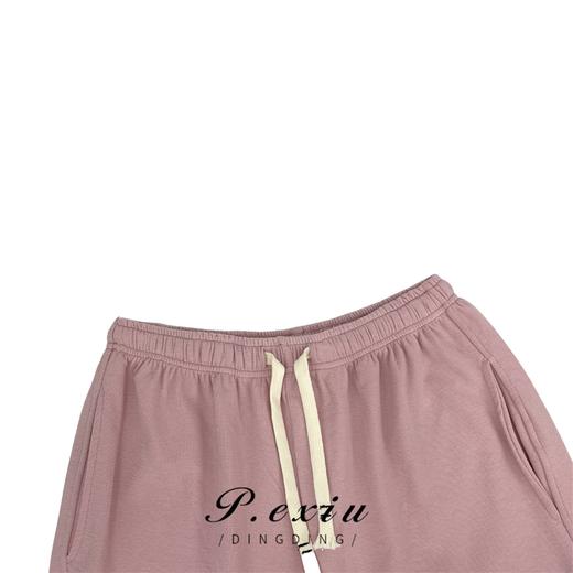 01-1潘依绣丁丁宠粉抽绳时尚垂感阔腿裤休闲宽松百搭直筒裤  W-61080 商品图2